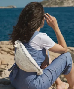 Vegan leather banana bag