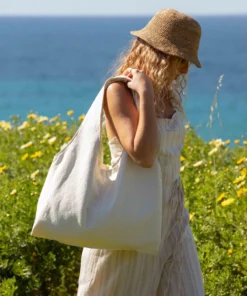 Marthe Tote Bag - Upcycled Vintage Jacquard Fabric Bag