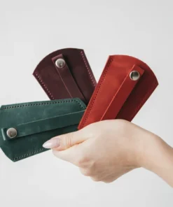 Leather key holder,keychain, key pouch