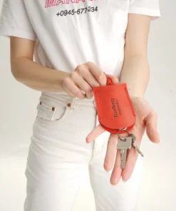 Leather key holder, keychain, handmade key case